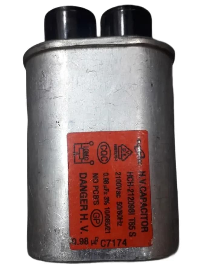 Конденсатор для микроволновой печи CH85 2100VAC 0,98mF 85x55x35
