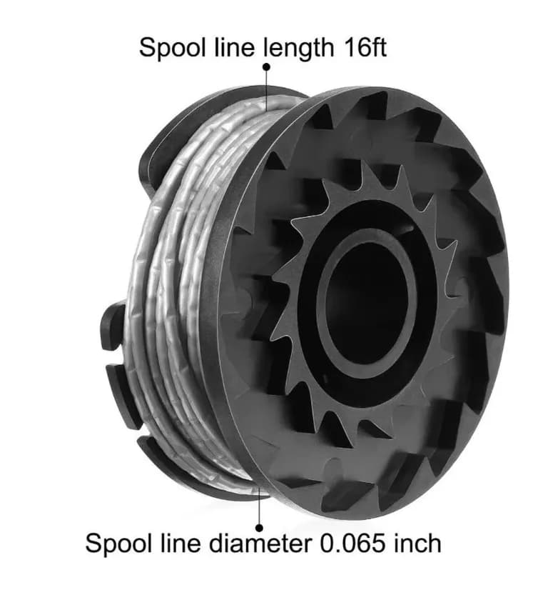 1шт. Сменная шпуля для триммера Bosch EasyGrassCut 1,6 мм 5 м