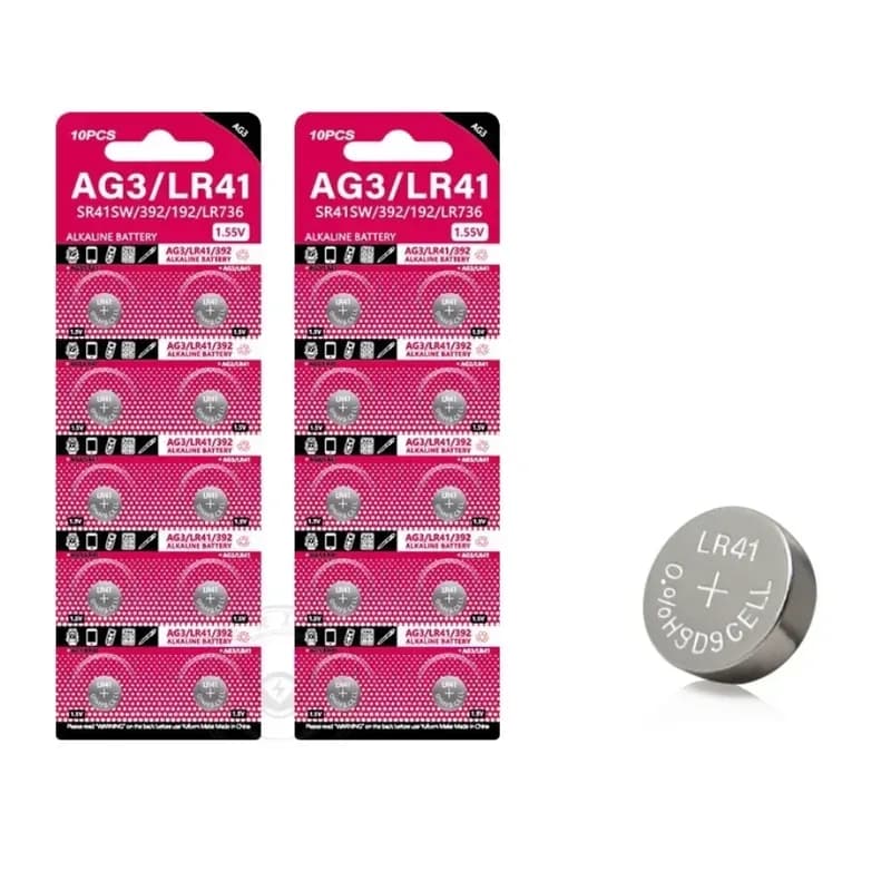 10шт. Юформ щелочные батарейки LR41 AG3 1,5 В