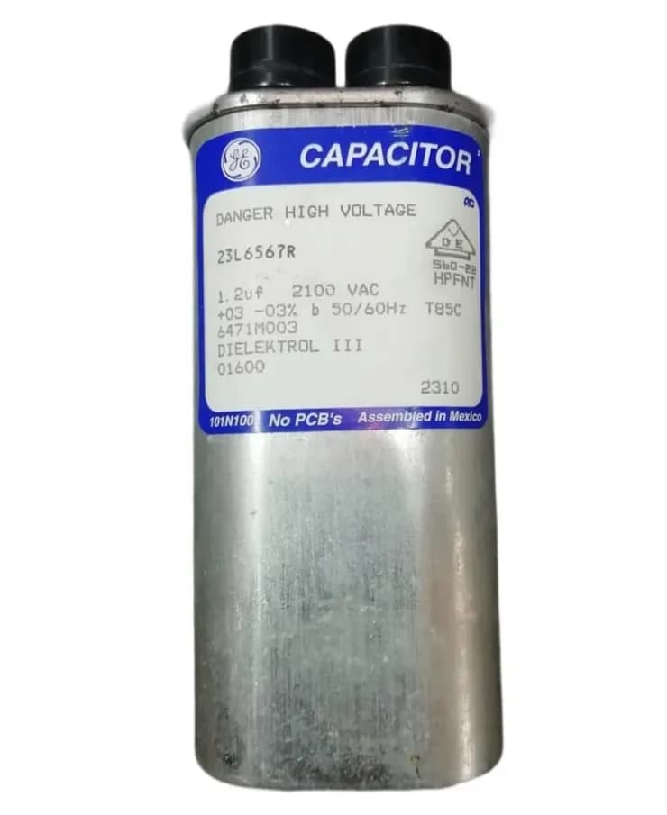 Конденсатор для микроволновой печи CH85 2100VAC 1,00mF 123x55x35