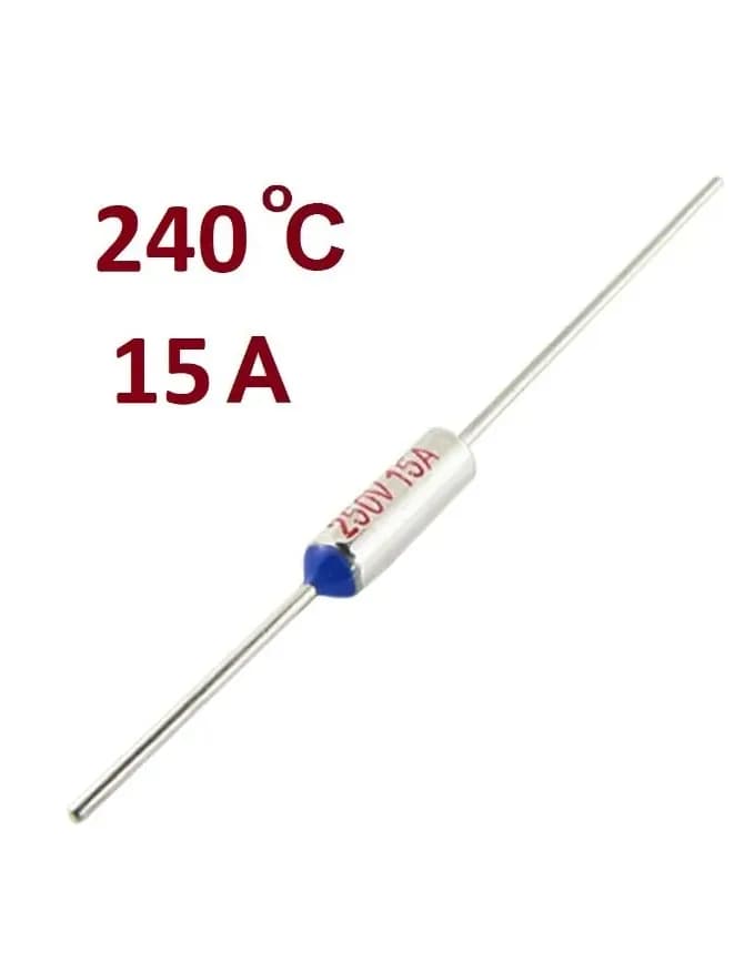 1шт. Термопредохранитель 240C, 250V, 15A